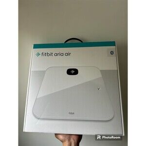 Fitbit Aria Air Bluetooth Digital Body Weight and BMI Smart Scale, White - NEW